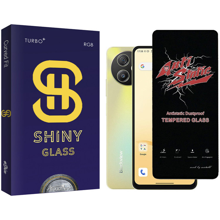 محافظ صفحه نمایش آتوچبو مدل Shiny Antistatic مناسب برای گوشی موبایل بلک ویو Shark 8