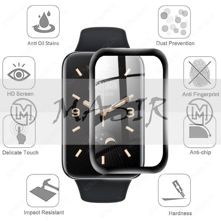 محافظ صفحه نمایش مسیر مدل PMMA مناسب برای ساعت هوشمند شیائومی Mi Band 8 Pro