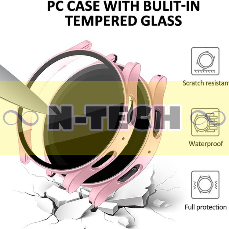 کاور انتک مدل Tempered-N مناسب برای ساعت هوشمند سامسونگ Galaxy Watch 4 40mm به همراه محافظ صفحه نمایش