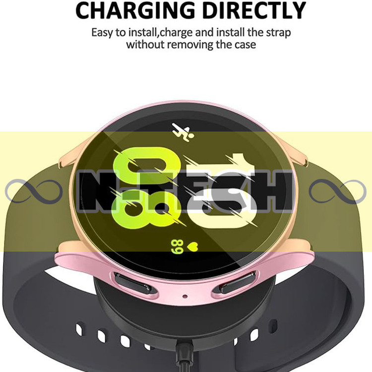 کاور انتک مدل Tempered-N مناسب برای ساعت هوشمند سامسونگ Galaxy Watch 4 40mm به همراه محافظ صفحه نمایش