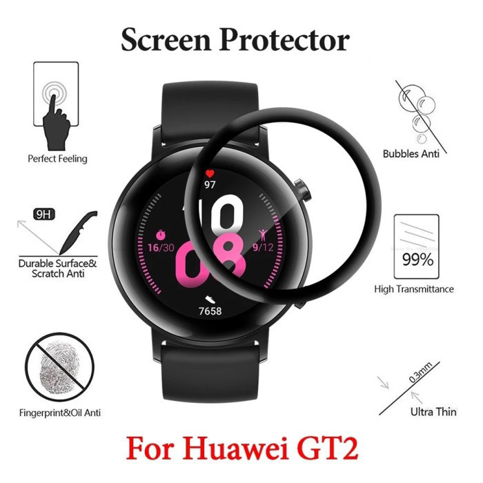 محافظ صفحه نمایش لاین مدل RT007 مناسب برای ساعت هوشمند هوآوی GT2 42mm بسته سه عددی