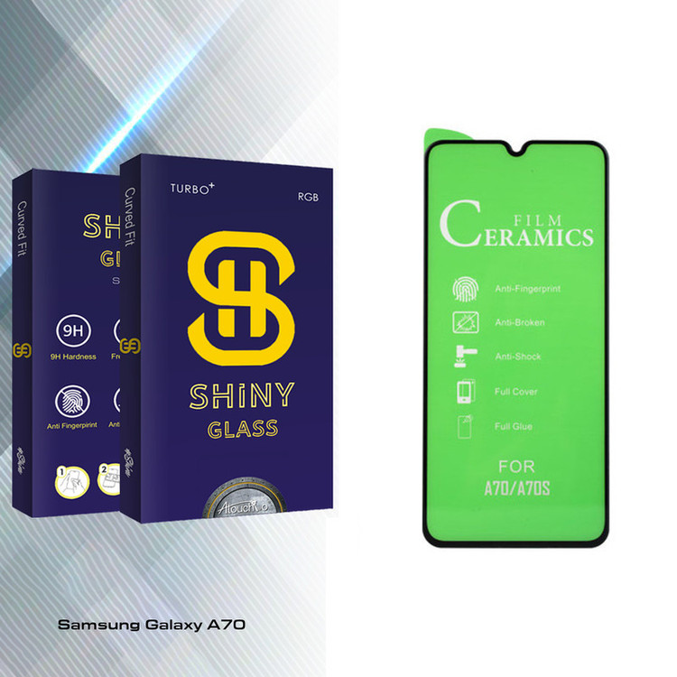 محافظ صفحه نمایش آتوچبو مدل Shiny Glass مناسب برای گوشی موبایل سامسونگ Galaxy A70