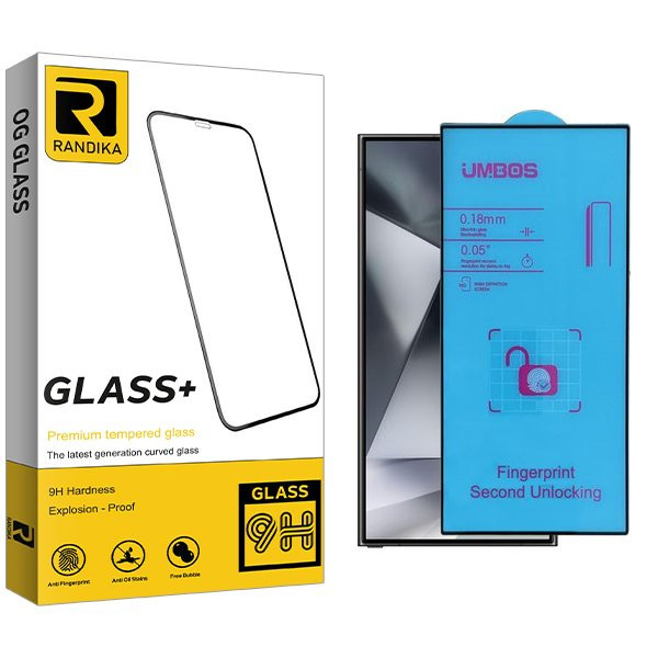 محافظ صفحه نمایش راندیکا مدل RKnewpkg Umbos مناسب برای گوشی موبایل سامسونگ Galaxy S24 Ultra