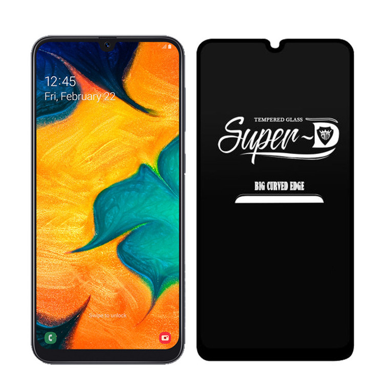 محافظ صفحه نمایش مدل Super D مناسب برای گوشی موبایل سامسونگ Galaxy A30