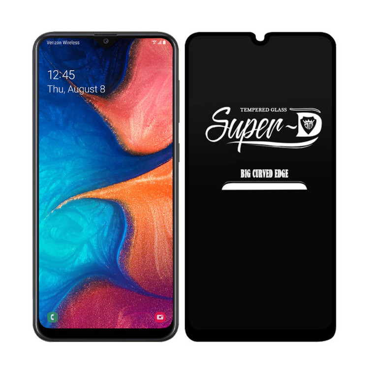 محافظ صفحه نمایش مدل Super D مناسب برای گوشی موبایل سامسونگ Galaxy A20