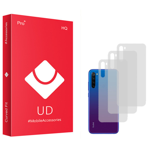 محافظ پشت گوشی یو دی مدل HQ مناسب برای گوشی موبایل شیائومی Redmi Note 8t بسته سه عددی