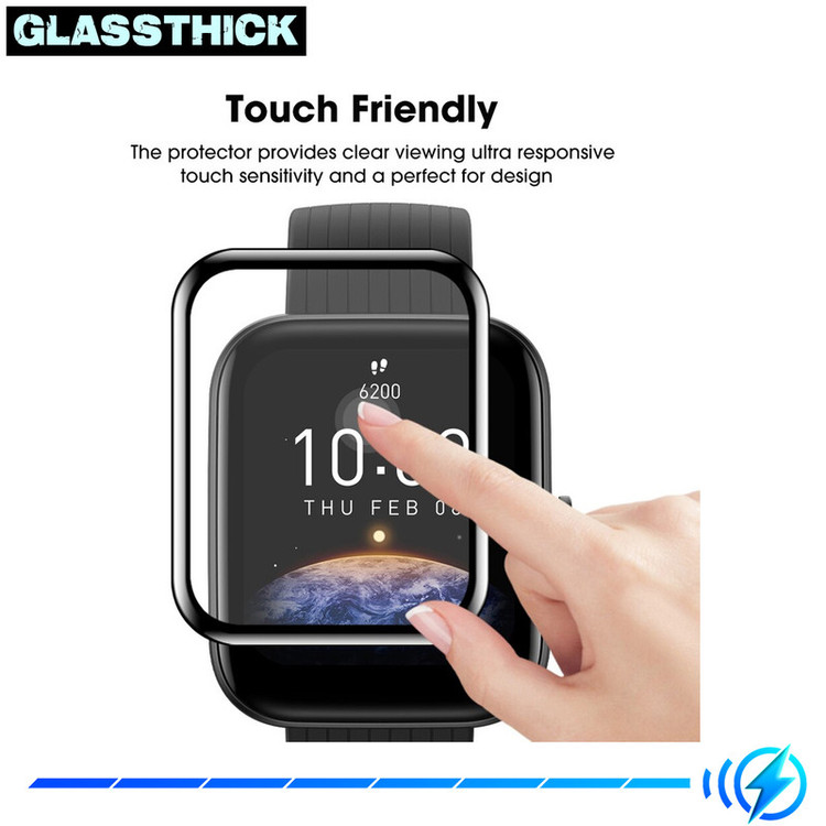 محافظ صفحه نمایش نانو گلستیک مدل NGL مناسب برای ساعت هوشمند شیائومی Amazfit GTS 2 بسته دو عددی