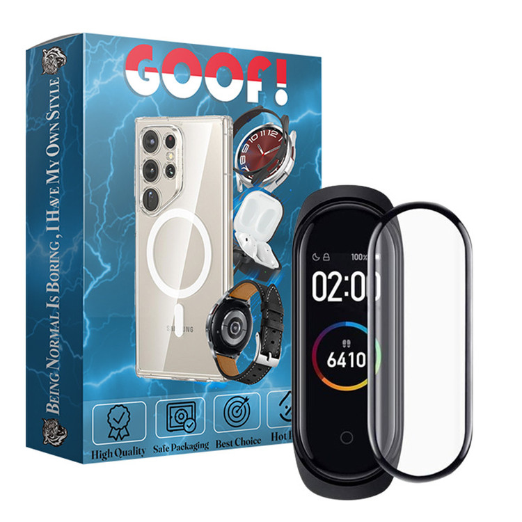محافظ صفحه نمایش نانو گوف مدل PMMA Protector مناسب برای ساعت هوشمند شیائومی Mi band 4