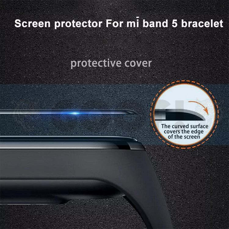 محافظ صفحه نمایش نانو گوف مدل PMMA Protector مناسب برای ساعت هوشمند شیائومی Mi band 4