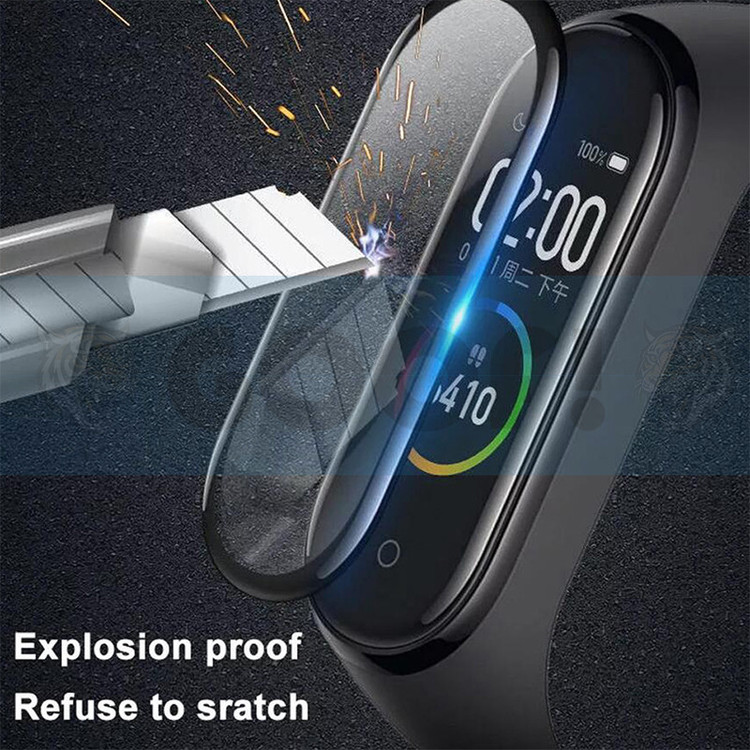 محافظ صفحه نمایش نانو گوف مدل PMMA Protector مناسب برای ساعت هوشمند شیائومی Mi band 4