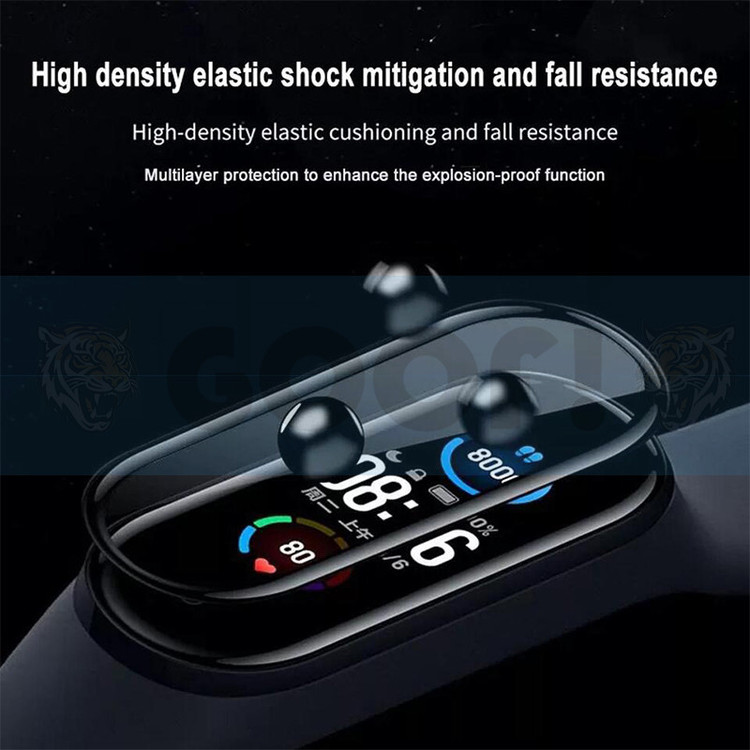 محافظ صفحه نمایش نانو گوف مدل PMMA Protector مناسب برای ساعت هوشمند شیائومی Mi band 4