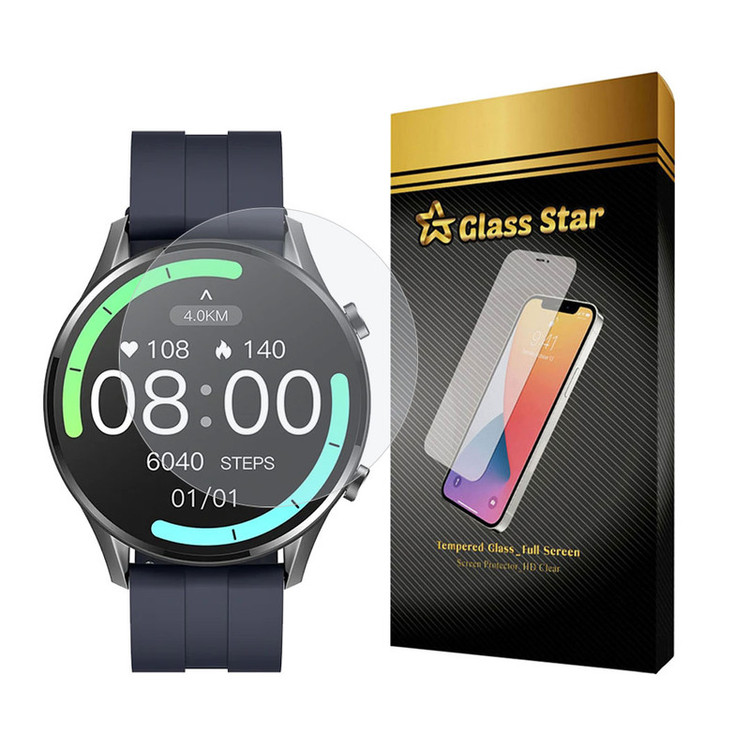 محافظ صفحه نمایش گلس استار مدل WATCHSAFS مناسب برای ساعت هوشمند آیمیلب W12