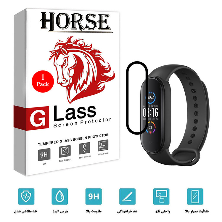 محافظ صفحه نمایش هورس مدل pmma-H مناسب برای مچ بند شیائومی mi band 5