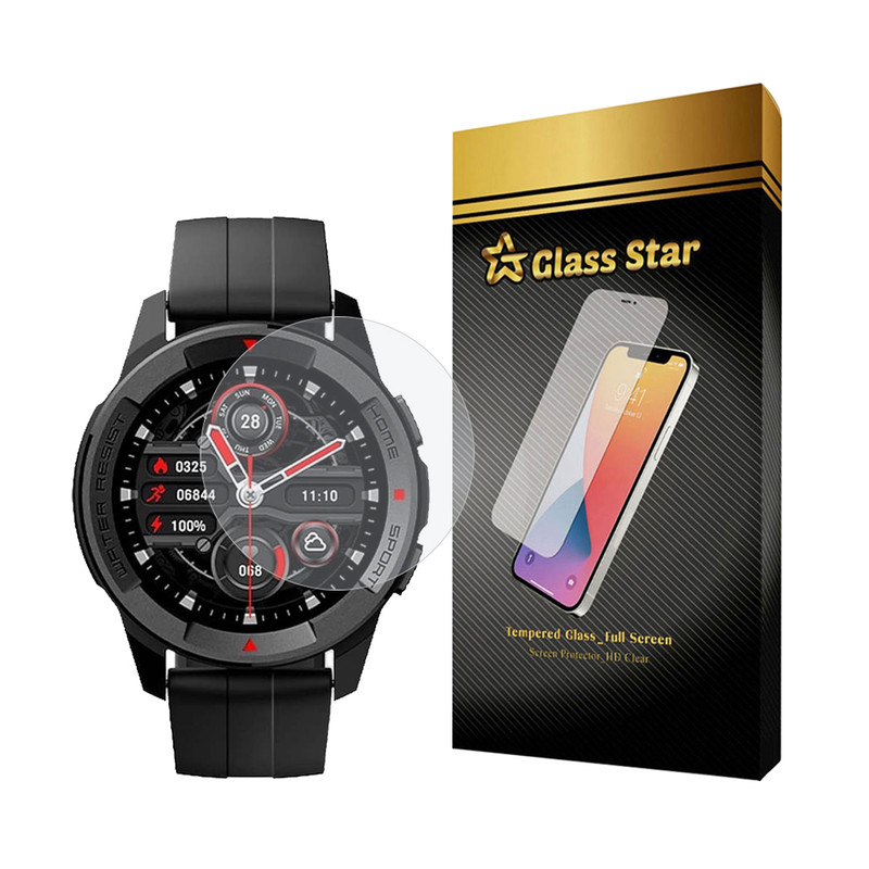 محافظ صفحه نمایش گلس استار مدل WATCHSAFS مناسب برای ساعت هوشمند میبرو Watch X1