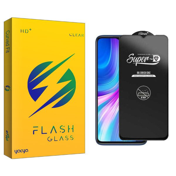 محافظ صفحه نمایش یاکیا مدل Yac SuperD_ESD مناسب برای گوشی موبایل شیائومی Redmi Note 8 Pro