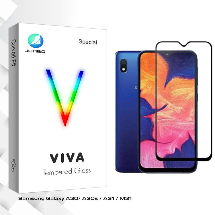محافظ صفحه نمایش سرامیکی جانبو مدل Viva Glass مناسب برای گوشی موبایل سامسونگ Galaxy A30/ A30s / A31 / M31