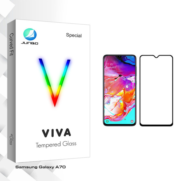 محافظ صفحه نمایش جانبو مدل Viva Glass مناسب برای گوشی موبایل سامسونگ Galaxy A70
