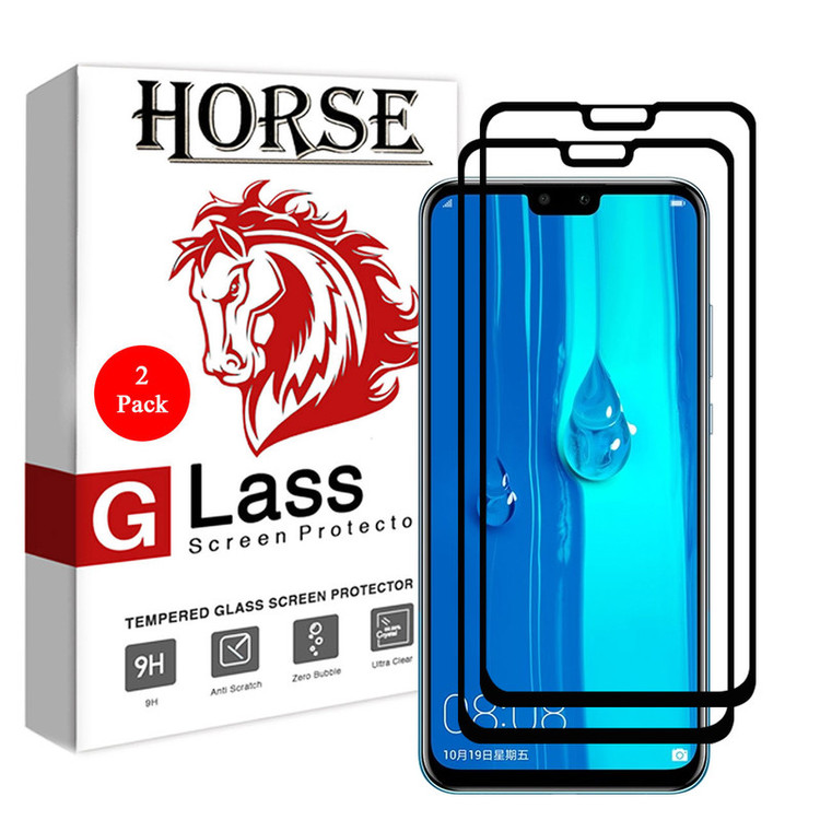 محافظ صفحه نمایش 5D هورس مدل FAG مناسب برای گوشی موبایل هوآوی Enjoy 9 Plus بسته دو عددی
