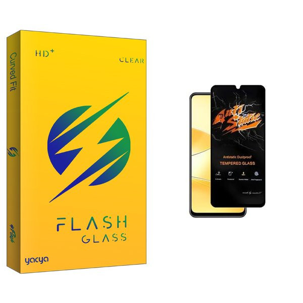 محافظ صفحه نمایش یاکیا مدل Yac Antistatic مناسب برای گوشی موبایل ریلمی C51