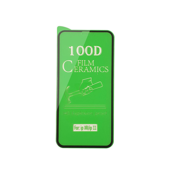 محافظ صفحه نمایش سرامیکی گریفین مدل FLCRG GN st مناسب برای گوشی موبایل اپل iPhone XR