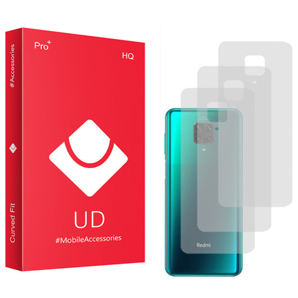محافظ پشت گوشی یو دی مدل HQ مناسب برای گوشی موبایل شیائومی Redmi Note 9 Pro بسته سه عددی