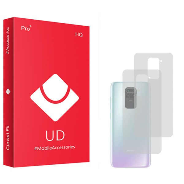 محافظ پشت گوشی یو دی مدل HQ مناسب برای گوشی موبایل شیائومی Redmi Note 9 بسته دو عددی