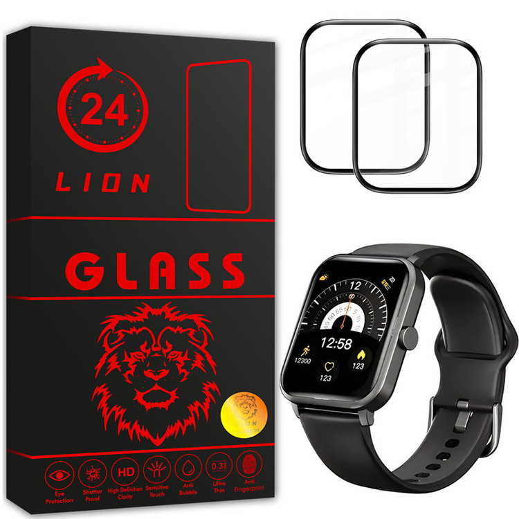 محافظ صفحه نمایش لاین مدل RT007 مناسب برای ساعت هوشمند کیو سی وای GTS Watch بسته دو عددی