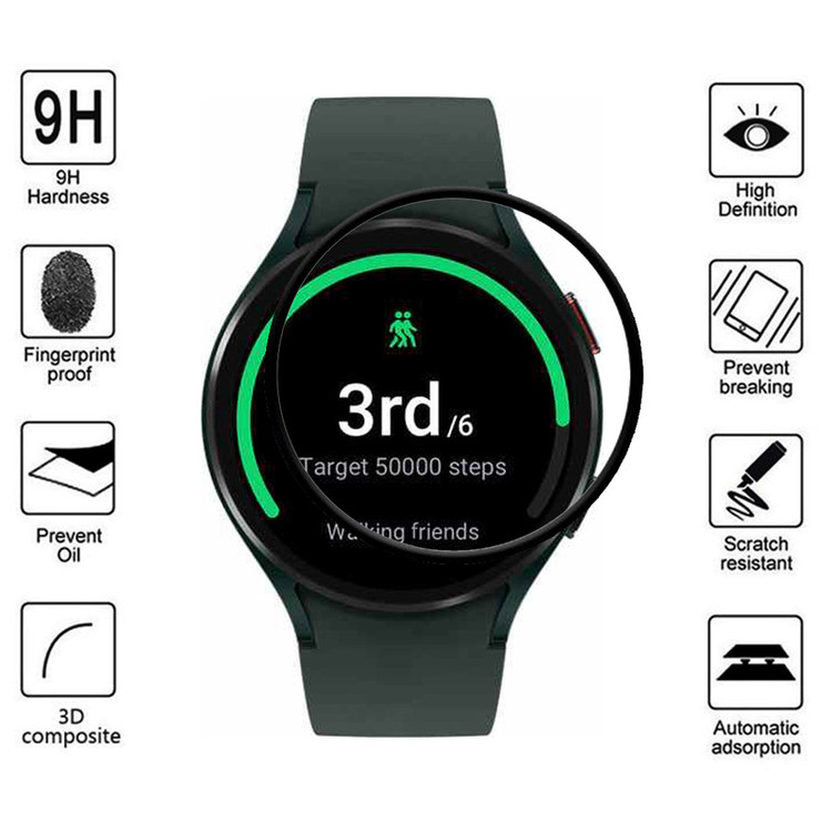 محافظ صفحه نمایش گودزیلا مدل GS-MLS مناسب برای ساعت هوشمند سامسونگ Watch 4 40mm به همراه بند