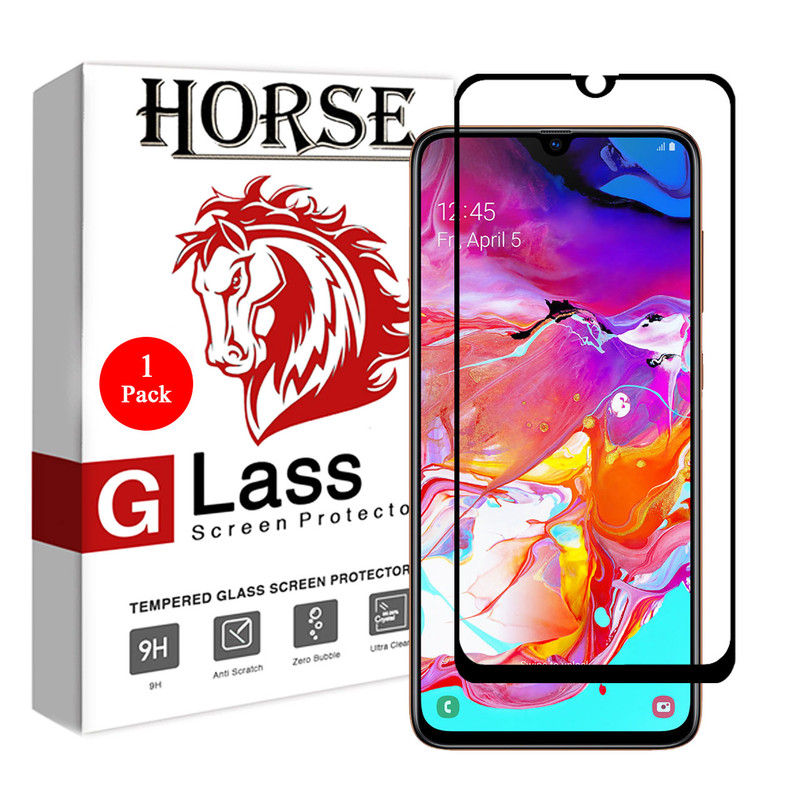 محافظ صفحه نمایش 5D هورس مدل FAG مناسب برای گوشی موبایل سامسونگ Galaxy A70