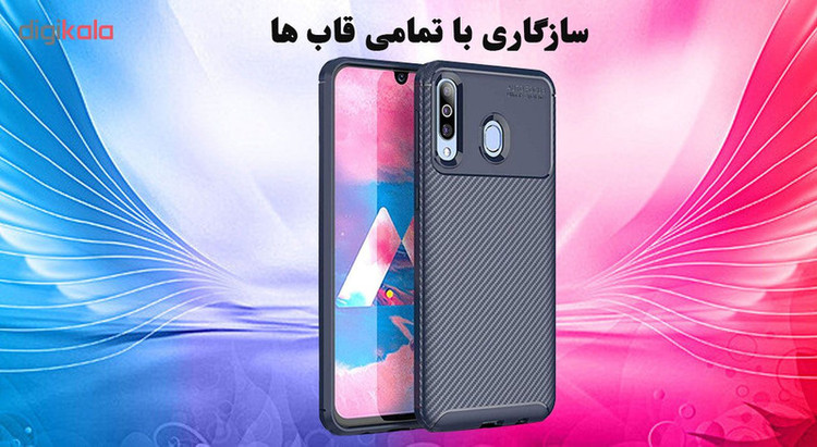 محافظ صفحه نمایش 5D هورس مدل FAG مناسب برای گوشی موبایل سامسونگ Galaxy M30 بسته دو عددی