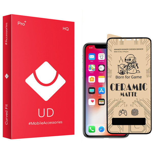 محافظ صفحه نمایش سرامیکی مات یو دی مدل HQ مناسب برای گوشی موبایل اپل Iphone 12