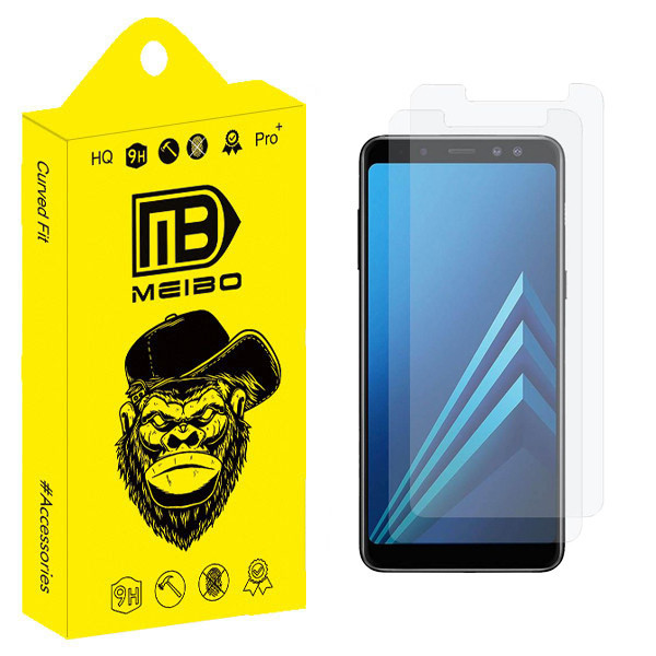 محافظ صفحه نمایش شیشه ای میبو مدل TrueGuard مناسب برای گوشی موبایل سامسونگ Galaxy A8 2018 بسته دو عددی