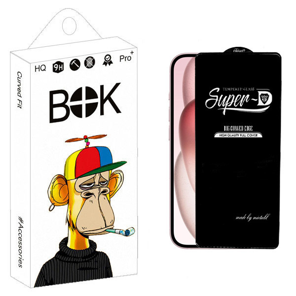 محافظ صفحه نمایش بوک مدل SuperD مناسب برای گوشی موبایل اپل iPhone 15 / 16