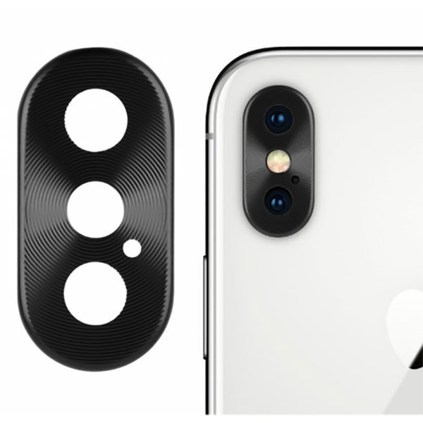 محافظ لنز دوربین هورس مدل STL-BLK مناسب برای گوشی موبایل اپل iPhone X