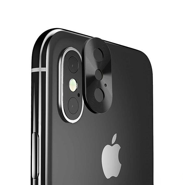 محافظ لنز دوربین هورس مدل STL-BLK مناسب برای گوشی موبایل اپل iPhone X