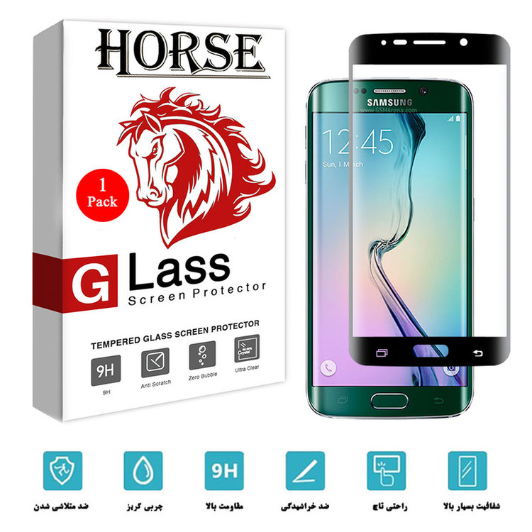 محافظ صفحه نمایش هورس مدل FUL-EH مناسب برای گوشی موبایل سامسونگ Galaxy S6 edge
