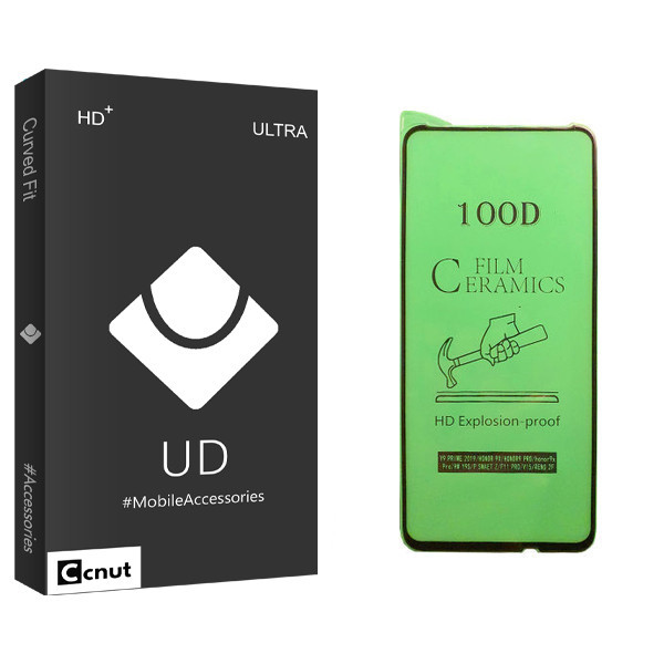 محافظ صفحه نمایش سرامیکی کوکونات مدل UD Black مناسب برای گوشی موبایل هوآوی Y9 Prime 2019