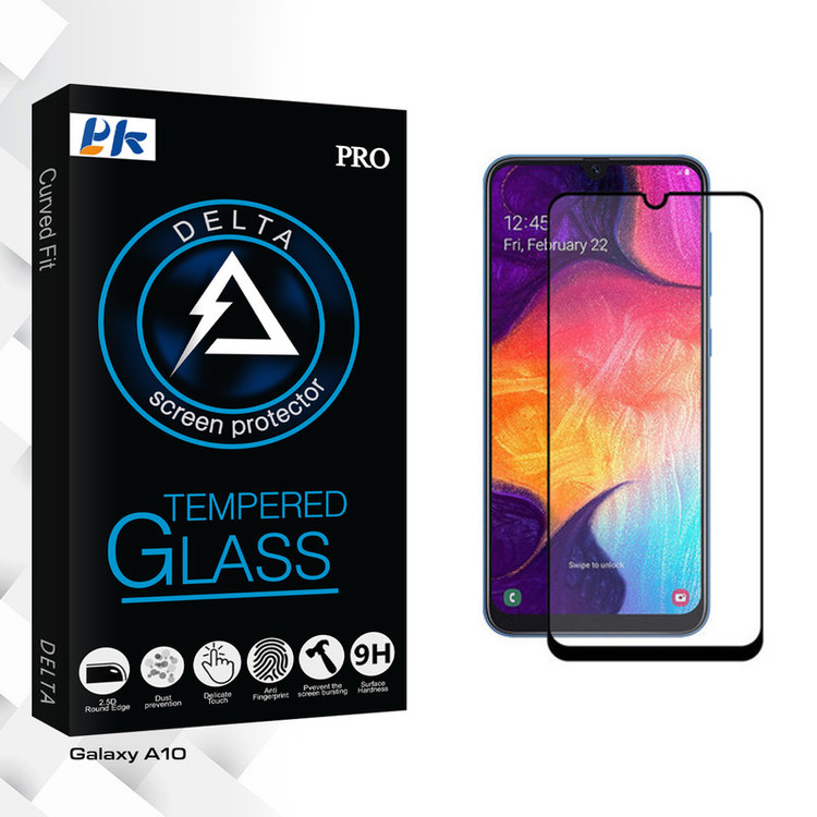 محافظ صفحه نمایش پی کی مدل Delta Glass مناسب برای گوشی موبایل سامسونگ Galaxy A10