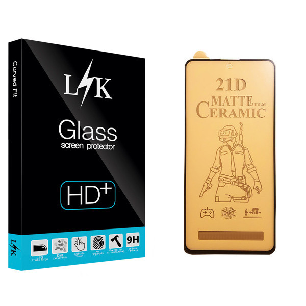 محافظ صفحه نمایش سرامیکی ال کی مدل +LITE مناسب برای گوشی موبایل سامسونگ Galaxy M31s