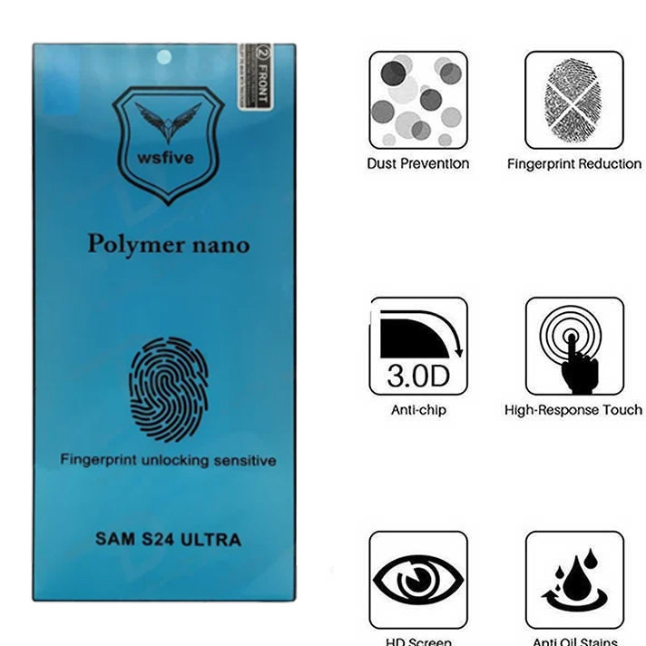 محافظ صفحه نمایش میبو مدل Nano Polymer Pro مناسب برای گوشی موبایل سامسونگ Galaxy S24 Ultra