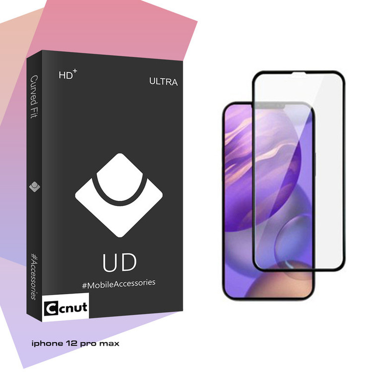 محافظ صفحه نمایش کوکونات مدل UD Black مناسب برای گوشی موبایل اپل iPhone 12 promax