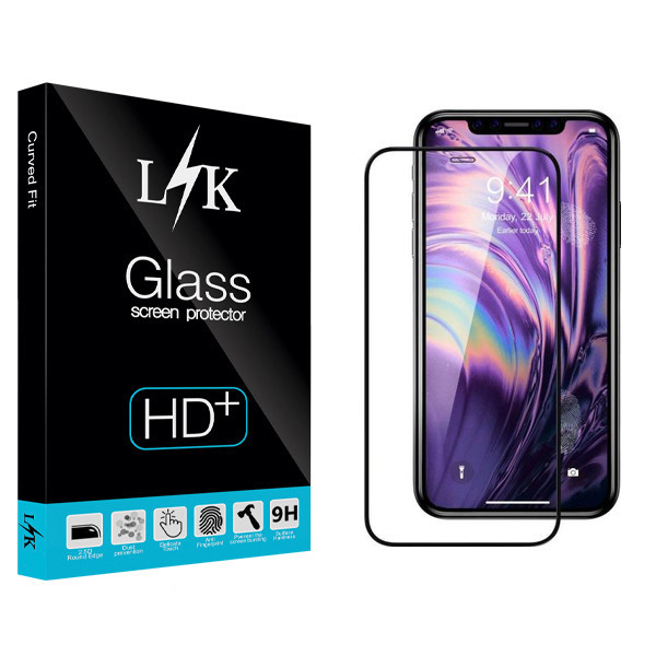 محافظ صفحه نمایش مات ال کی مدل Hard glass مناسب برای گوشی موبایل اپل iphone 12 pro