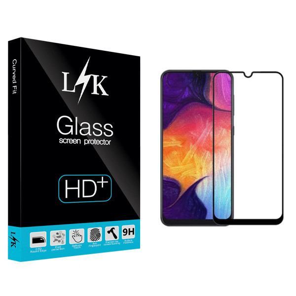 محافظ صفحه نمایش سرامیکی ال کی مدل Hard glass مناسب برای گوشی موبایل سامسونگ Galaxy A12