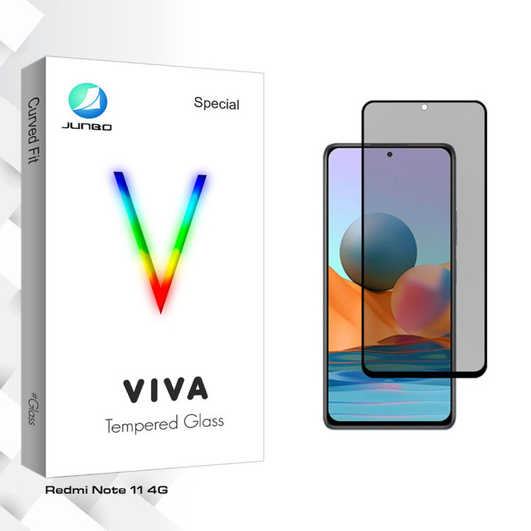 محافظ صفحه نمایش حریم شخصی جانبو مدل Viva Pro مناسب برای گوشی موبایل شیائومی Redmi Note 11 4G
