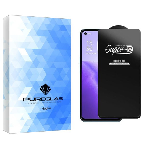 محافظ صفحه نمایش پیور گلس مدل NueGlas SuperD مناسب برای گوشی موبایل اوپو Reno5 5G