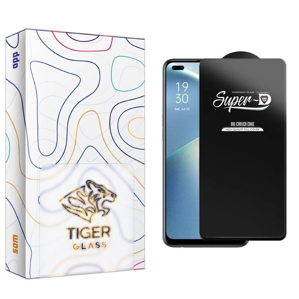 محافظ صفحه نمایش تایگر گلس مدل APL2 SuperD مناسب برای گوشی موبایل اوپو Reno4 F