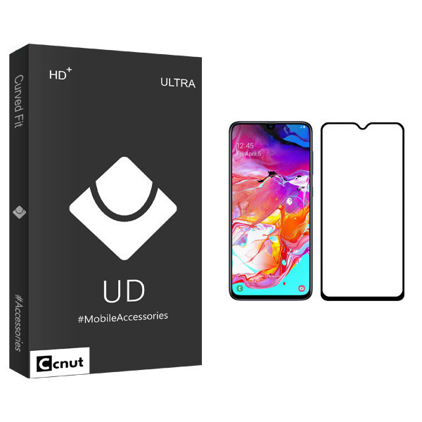 محافظ صفحه نمایش کوکونات مدل UD Black مناسب برای گوشی موبایل سامسونگ Galaxy A70