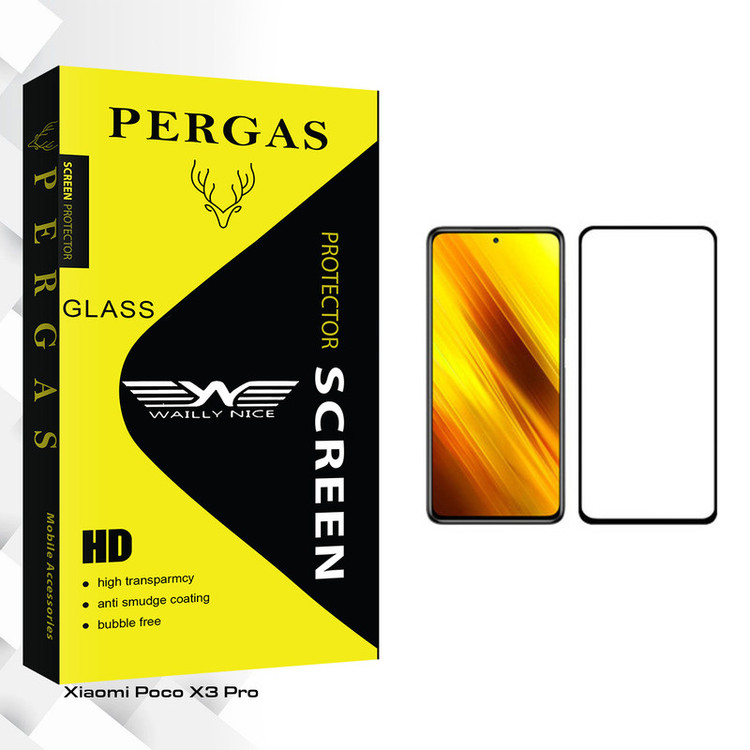 محافظ صفحه نمایش وایلی نایس مدل Pergas Glass مناسب برای گوشی موبایل شیائومی Poco X3 Pro