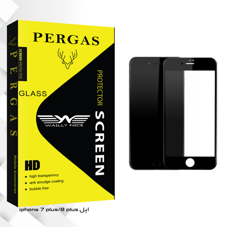 محافظ صفحه نمایش مات وایلی نایس مدل Pergas Glass مناسب برای گوشی موبایل اپل iphone 7 /8 plus