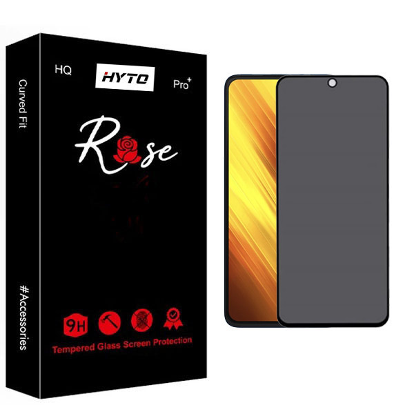 محافظ صفحه نمایش حریم شخصی هیتو مدل Rose Privacy مناسب برای گوشی موبایل شیائومی Poco X3 / X4 Pro / X5 Pro / X6 / Note 9 Pro / Rm Note 9s / Note 10 Pro / Note 11 Pro / A71 / A73